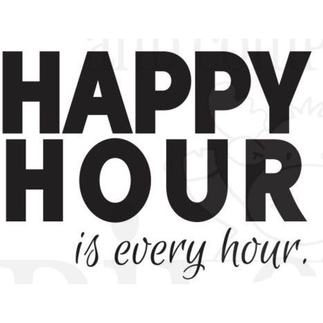 Riley And Company Funny Bones Happy Hour Clear Stamp rwd-1357