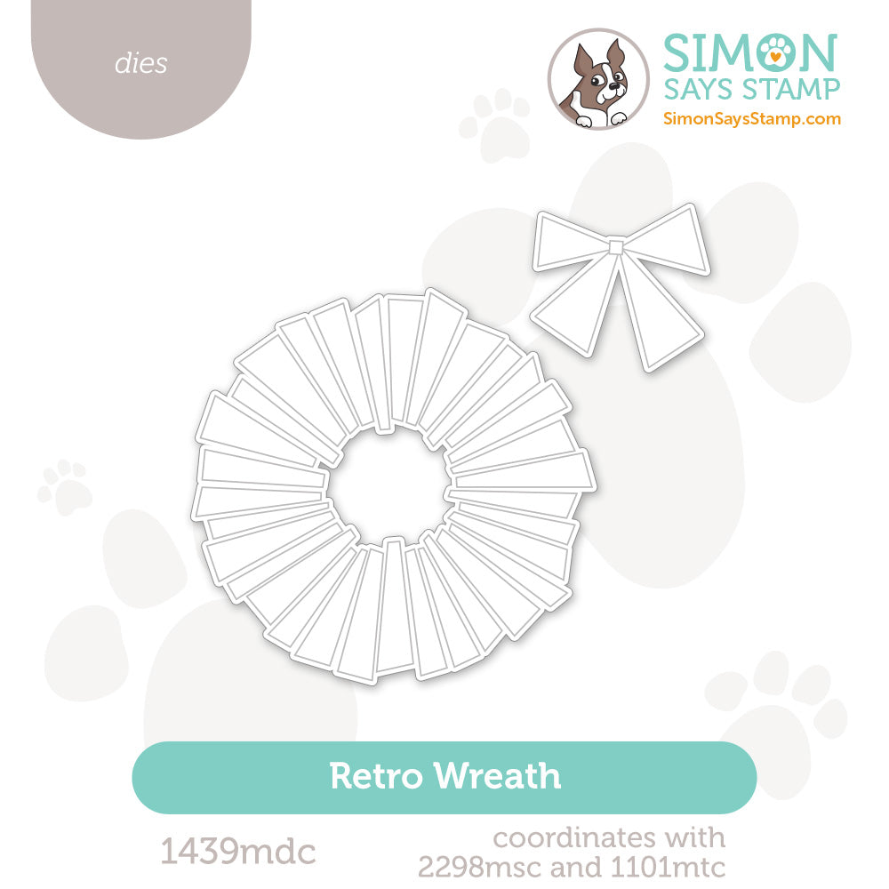 Simon Says Stamp Retro Wreath Wafer Dies 1439mdc And Everything Nice