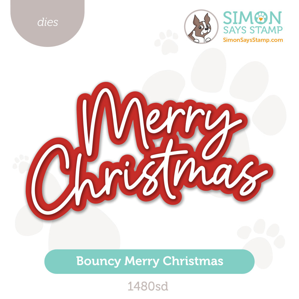 Simon Says Stamp Bouncy Merry Christmas Wafer Dies 1480sd And Everything Nice