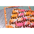 Therm O Web Deco Foil Endless Love Toner Card Fronts 5683 Love Background