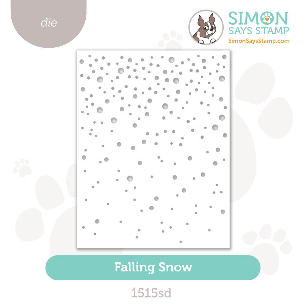 Simon Says Stamp Falling Snow Wafer Die 1515sd Heart to Heart