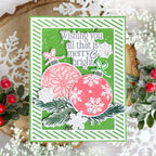 Papertrey Ink Very Merry Christmas Sentiments Clear Stamps 1542 merry and bright