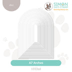 Simon Says Stamp A7 Arches Wafer Dies 1553sd Shine On