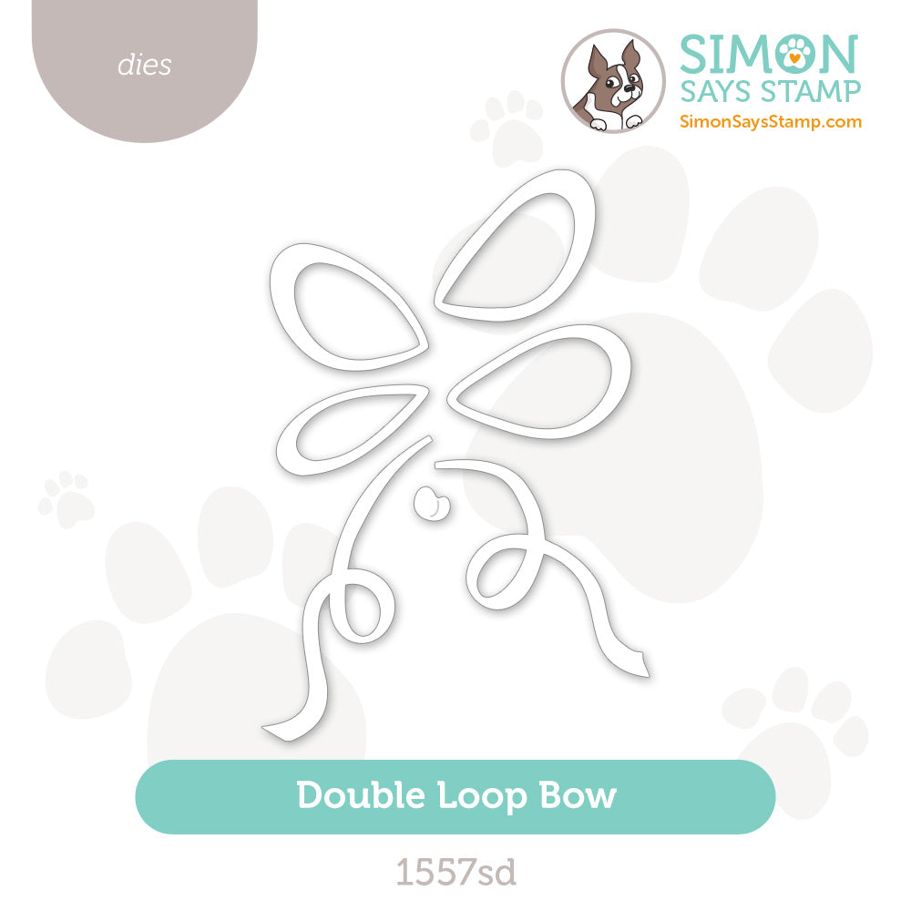 Simon Says Stamp Double Loop Bow Wafer Dies 1557sd Beautiful Moments