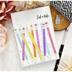 Papertrey Ink Just Notes Clear Stamps 1571 pencils