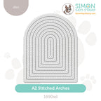 Simon Says Stamp A2 Stitched Arches Wafer Dies 1590sd Every Happiness