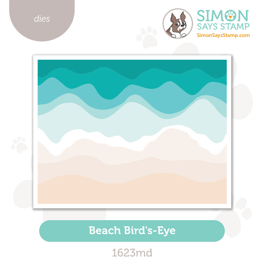 Simon Says Stamp Beach Bird's Eye Wafer Die 1623md Shine On