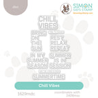 Simon Says Stamp Chill Vibes Wafer Dies 1629mdc Shine On