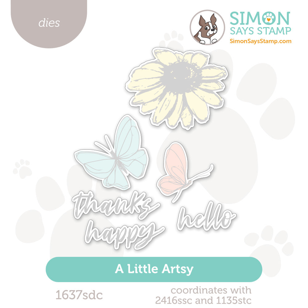 Simon Says Stamp A Little Artsy Wafer Dies 1637sdc