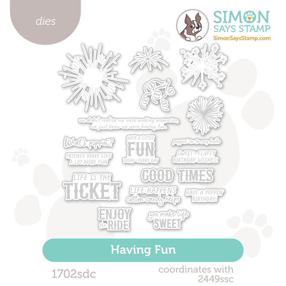 Simon Says Stamp Having Fun Wafer Dies 1702sdc