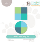 Simon Says Stamp Criss-cross Pop Art Wafer Dies 1722sdc