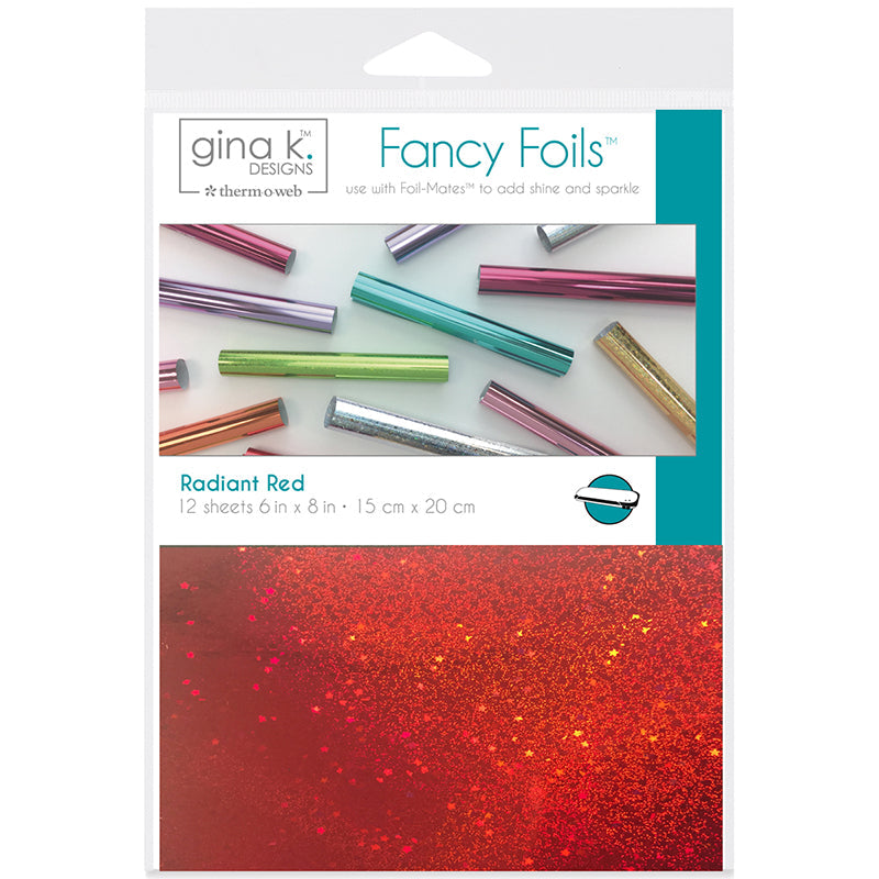 Therm O Web Gina K Designs RADIANT RED Fancy Foils Deco Foil 18062