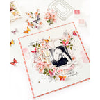 Pinkfresh Studio Fluttering Butterflies Stencils 218924 Happy Moments Layout | color-code:ALT02