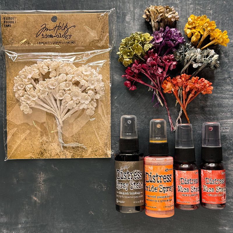 Tim Holtz Distress Oxide Spray CARVED PUMPKIN Ranger tso67627 flower | color-code:ALT4