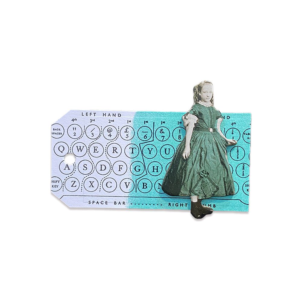 Tim Holtz Distress Embossing Glaze Cracked Pistachio Ranger tde70962 Color Swatch