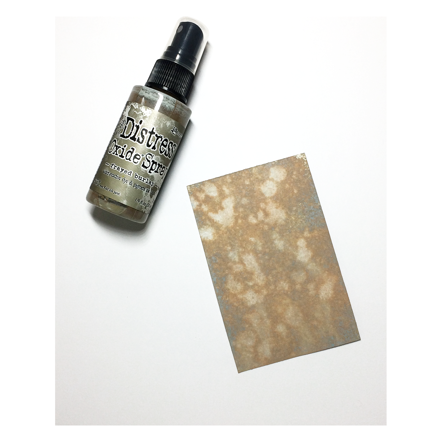 Tim Holtz Distress Oxide Spray Frayed Burlap Ranger tso67702 Color Swatch