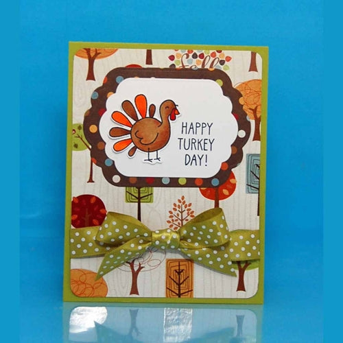 Simon Says Stamp! Lawn Fawn SET LFSETTD TURKEY DAY Clear Stamps and Dies