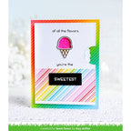 Simon Says Stamp! Lawn Fawn SET SWEETEST FLAVORS Clear Stamps and Dies MLFSF