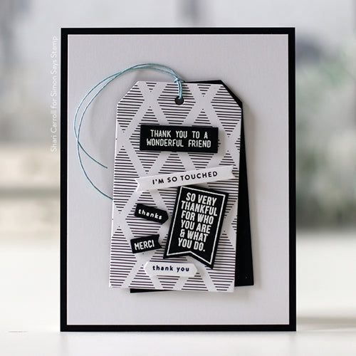 Simon Says Stamp! Simon Says Stamps And Dies THANKS AND ENCOURAGEMENT Word MIX 1 set352wm