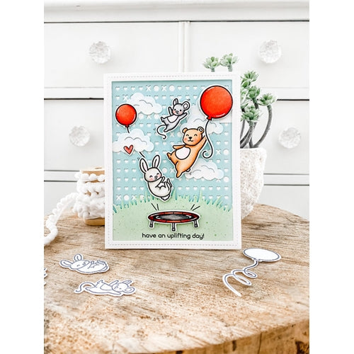 Simon Says Stamp! Lawn Fawn SET REALLY HIGH FIVE Clear Stamps and Dies elfrhf | color-code:ALT1