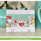 Simon Says Stamp! Lawn Fawn SET A CREATURE WAS STIRRING Clear Stamps and Dies lfacws