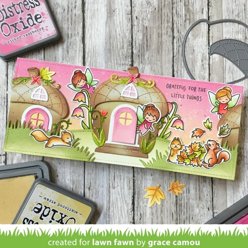 Simon Says Stamp! Lawn Fawn SET LET'S GO NUTS Clear Stamps and Dies lflgn