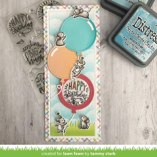 Simon Says Stamp! Lawn Fawn SET MAGIC MESSAGES Clear Stamps and Dies lfmm