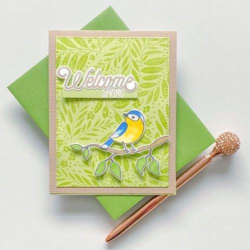 Simon Says Stamp! CZ Design Stamps and Dies WELCOMING set397wc Hello Beautiful