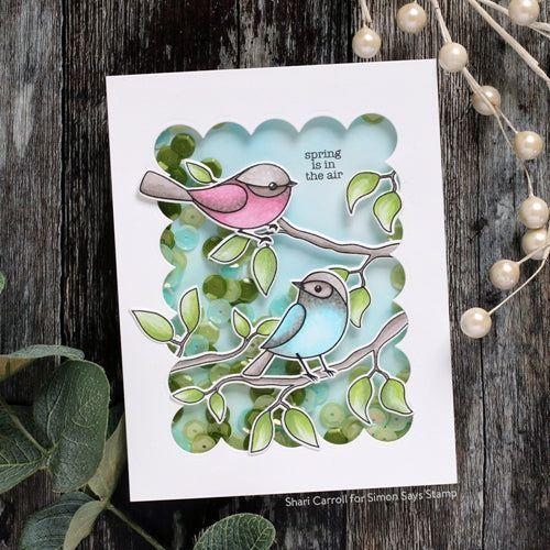 Simon Says Stamp! Simon Says Stamps and Dies Beautiful BIRDS set389sb | color-code:ALT1
