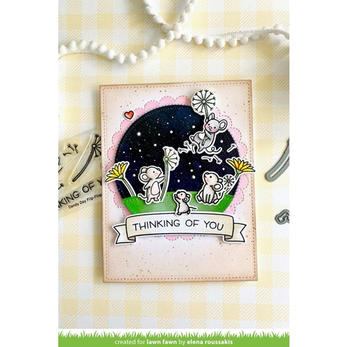 Simon Says Stamp! Lawn Fawn SET DANDY DAY FLIP-FLOP Clear Stamps and Dies lfddff