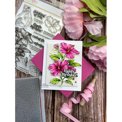 Simon Says Stamp! Simon Says Stamps and Dies HIBISCUS BLOOMS set422hb | color-code:ALT0