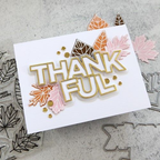CZ Design Stamps and Dies Chunky Thankful set833ct Stamptember Thankful Card