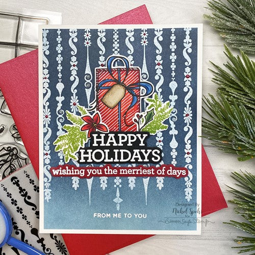 Simon Says Stamp! CZ Design Stamps and Dies ORNAMENTAL CHRISTMAS set441oc | color-code:ALT2