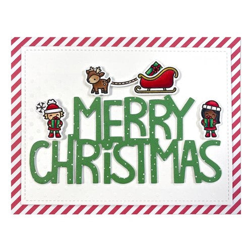 Simon Says Stamp! Lawn Fawn SET TINY WINTER FRIENDS Clear Stamps and Dies lftwf
