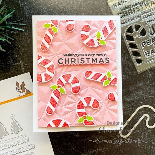 Simon Says Stamp! CZ Design Stamps and Dies HOLIDAY SILHOUETTES set453hs Peace On Earth | color-code:ALT1