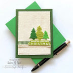 Simon Says Stamp! CZ Design Stamps and Dies HOLIDAY SILHOUETTES set453hs Peace On Earth