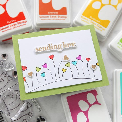 Simon Says Stamp! CZ Design Stamps and Dies LOVE GARDEN GREETINGS set479lg To The Moon | color-code:ALT1
