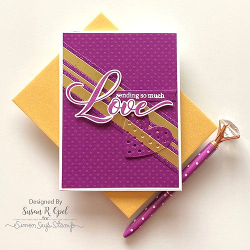 Simon Says Stamp! Simon Says Stamps and Dies SO MUCH LOVE set478sm