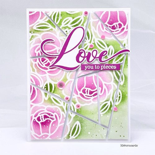 Simon Says Stamp! Simon Says Stamps and Dies SO MUCH LOVE set478sm