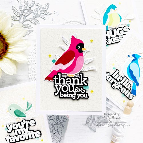 Simon Says Stamp! CZ Design Stamps and Dies SPRING IN MY STEP set502sm | color-code:ALT2