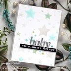 Simon Says Stamp! Simon Says Stamp Embossing Folder and Stencils DIMENSIONAL STARS set508ds | color-code:ALT0