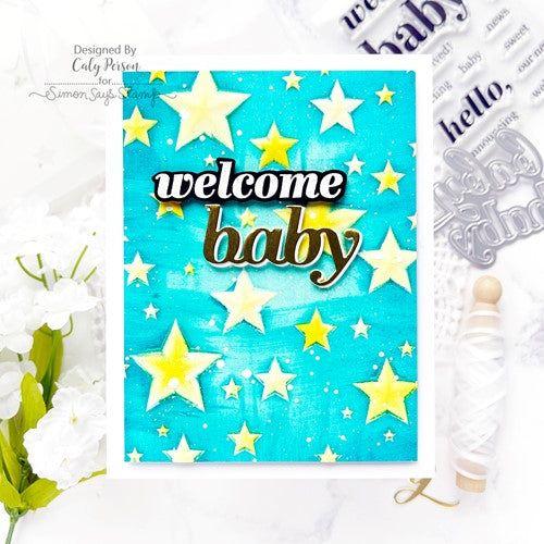 Simon Says Stamp! Simon Says Stamp Embossing Folder and Stencils DIMENSIONAL STARS set508ds | color-code:ALT2