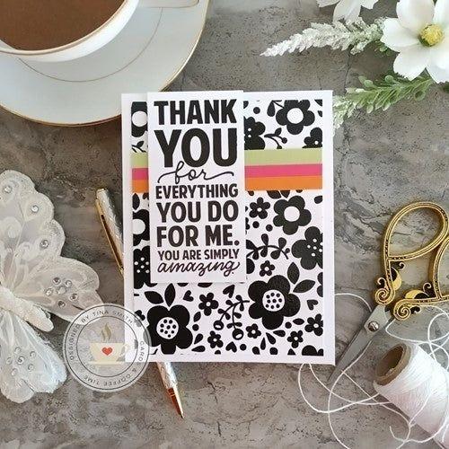 Simon Says Stamp! Simon Says Stamps and Die XL STACKED GREETINGS set517sg