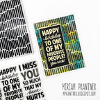 Simon Says Stamp! Simon Says Stamps and Die XL STACKED GREETINGS set517sg | color-code:ALT7