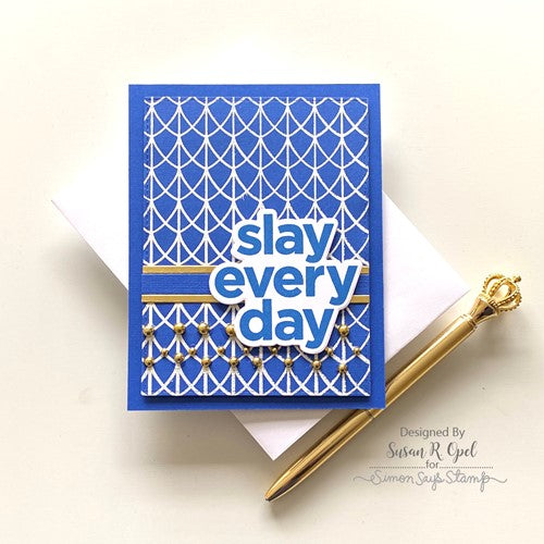 Simon Says Stamp! CZ Design Stamps and Dies YAY YOU set522yy | color-code:ALT1