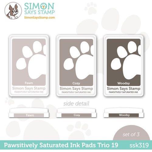 Simon Says Stamp! Simon Says Stamp Pawsitively Saturated Ink TRIO 19 ssk319
