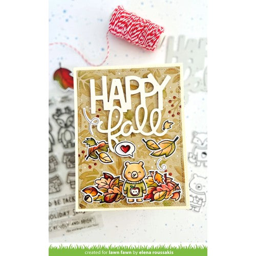 Simon Says Stamp! Lawn Fawn SET UGLY AND BRIGHT Clear Stamps and Dies a2lfub