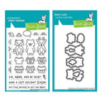 Simon Says Stamp! Lawn Fawn SET UGLY AND BRIGHT Clear Stamps and Dies a2lfub