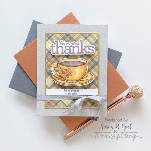 Simon Says Stamp! Simon Says Stamps and Dies COFFEE FRIEND set546cf Stamptember