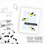 Simon Says Stamp! Simon Says Stamps and Dies PRINTMAKING BIRDS set547pb Stamptember | color-code:ALT2